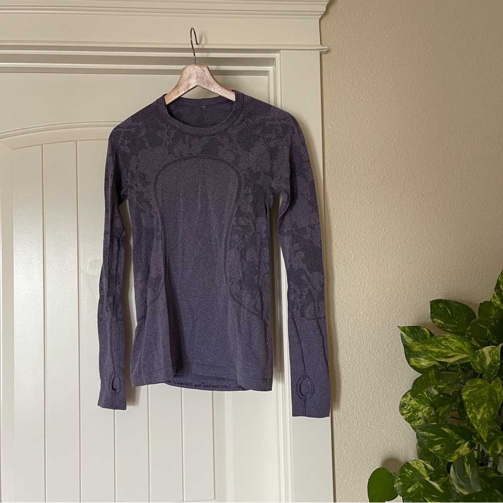 Lululemon Long Sleeve Running Top Purple Women’s